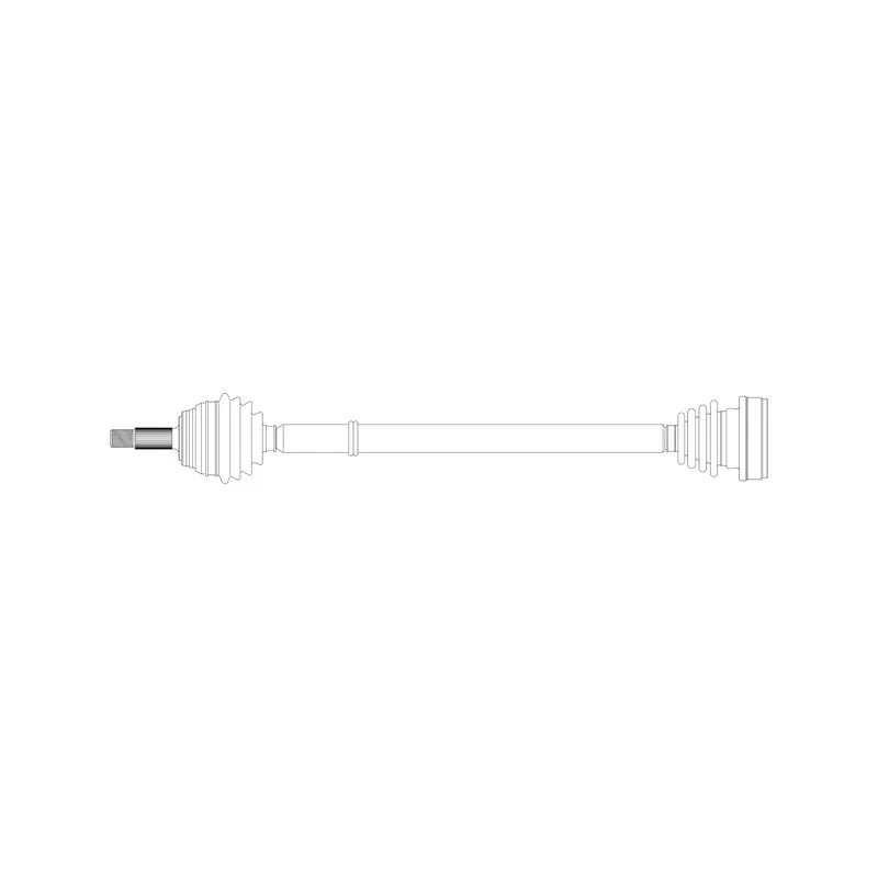 Arbre de transmission avant droit GENERAL RICAMBI WW3259