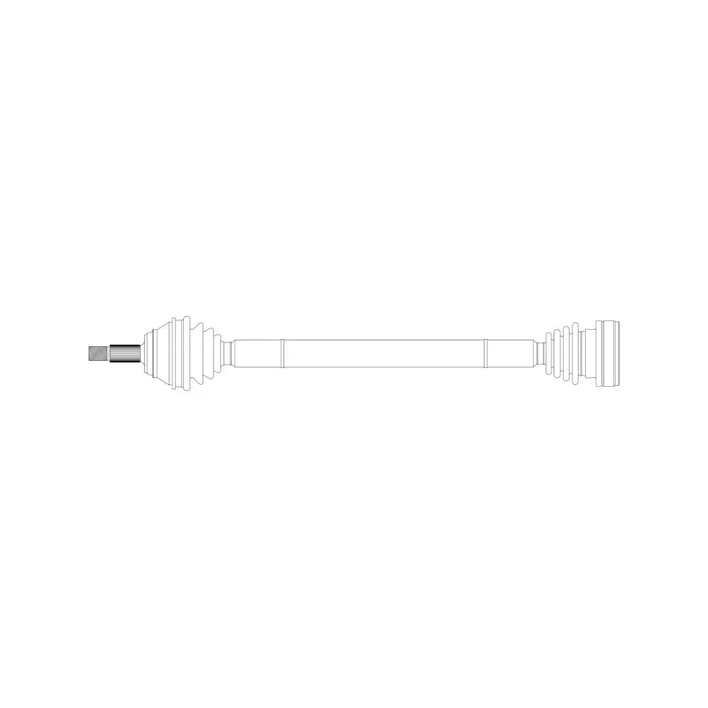 Arbre de transmission avant droit GENERAL RICAMBI WW3274