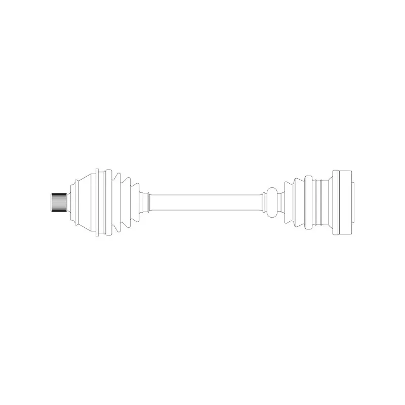 Arbre de transmission avant gauche GENERAL RICAMBI WW3311