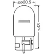 Ampoule, feu clignotant OSRAM 7504-02B - Visuel 3