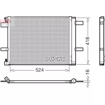 Condenseur, climatisation DENSO DCN07062