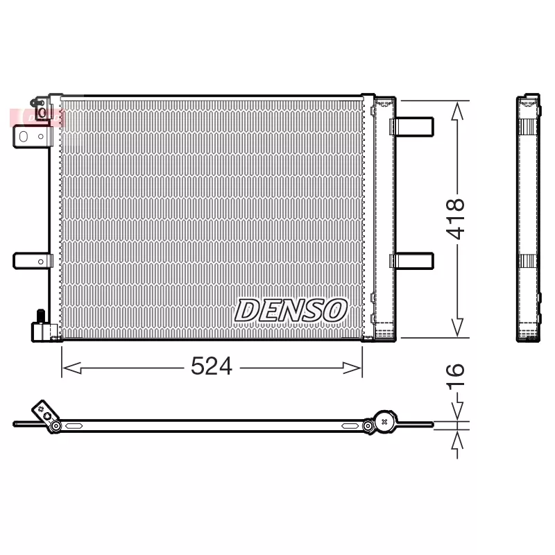 Condenseur, climatisation DENSO DCN07062