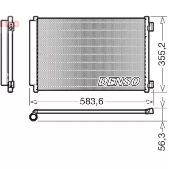 Condenseur, climatisation DENSO