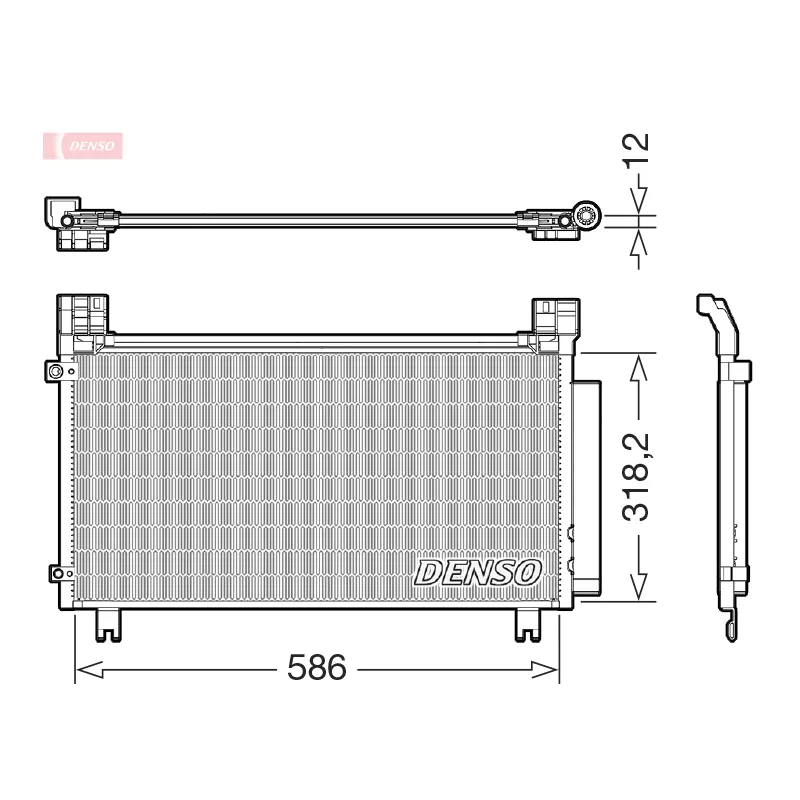 Condenseur, climatisation DENSO DCN50134