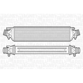 Intercooler, échangeur MAGNETI MARELLI 351319201150