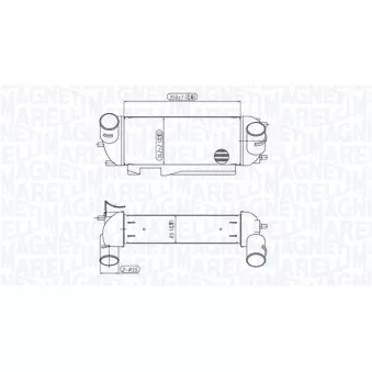 Intercooler, échangeur MAGNETI MARELLI