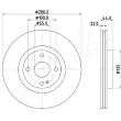 Jeu de 2 disques de frein avant ASHIKA 60-03-370C - Visuel 2