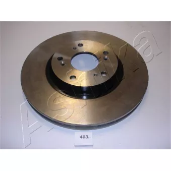 Jeu de 2 disques de frein avant ASHIKA 60-04-403