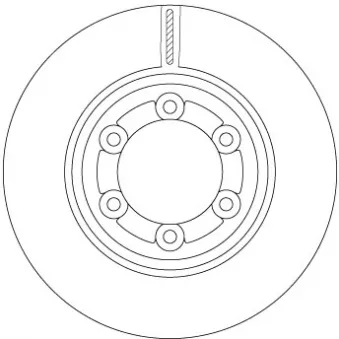 Jeu de 2 disques de frein avant TRW DF6984