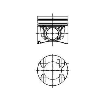 Piston KOLBENSCHMIDT 40262620