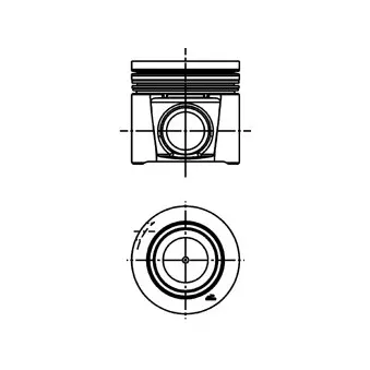 Piston KOLBENSCHMIDT 40286610