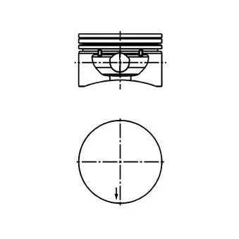 Piston KOLBENSCHMIDT 40380600