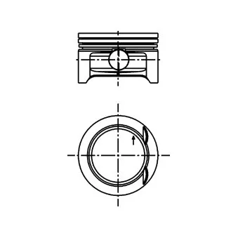 Piston KOLBENSCHMIDT 40382610