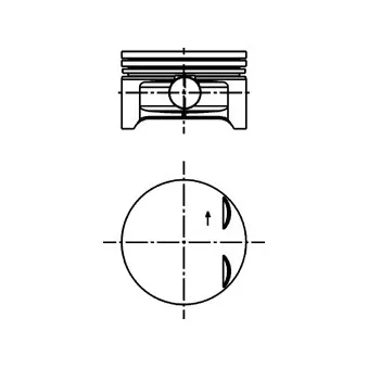 Piston KOLBENSCHMIDT 40383600