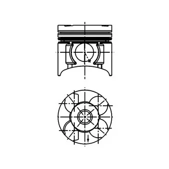 Piston KOLBENSCHMIDT 40392610