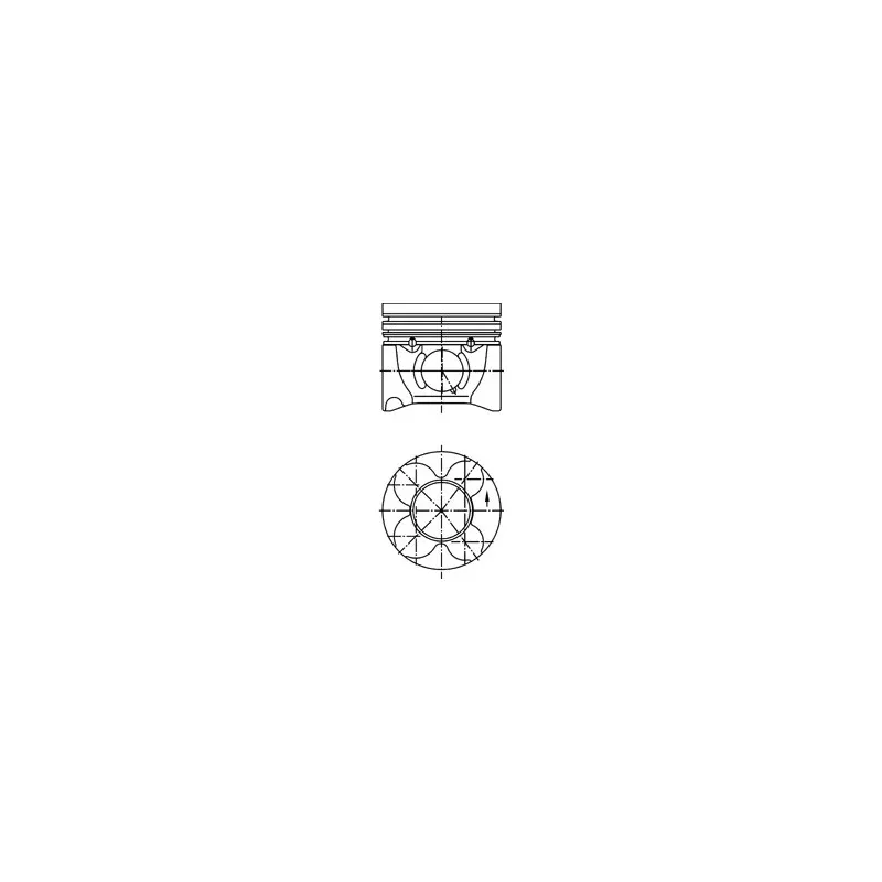 Piston KOLBENSCHMIDT 40406610