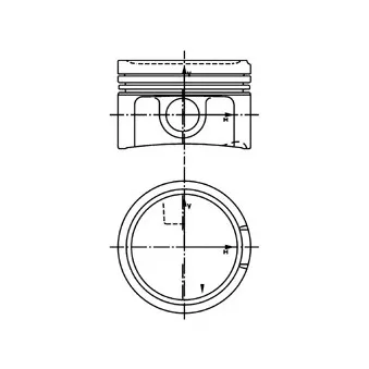 Piston KOLBENSCHMIDT 40434620