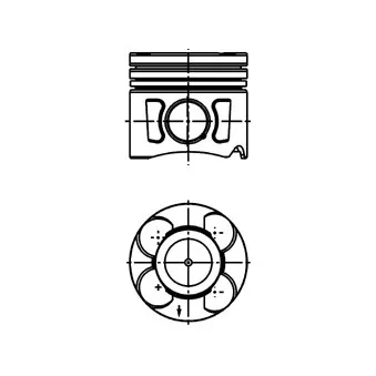 Piston KOLBENSCHMIDT 40659600