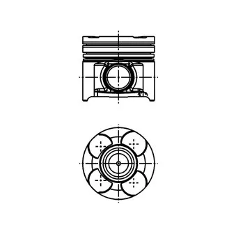 Piston KOLBENSCHMIDT 40660600