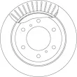 Jeu de 2 disques de frein arrière TRW DF7061S - Visuel 2