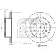 Jeu de 2 disques de frein arrière FEBI BILSTEIN 175474 - Visuel 3