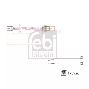 Sonde lambda avant droit FEBI BILSTEIN 175926