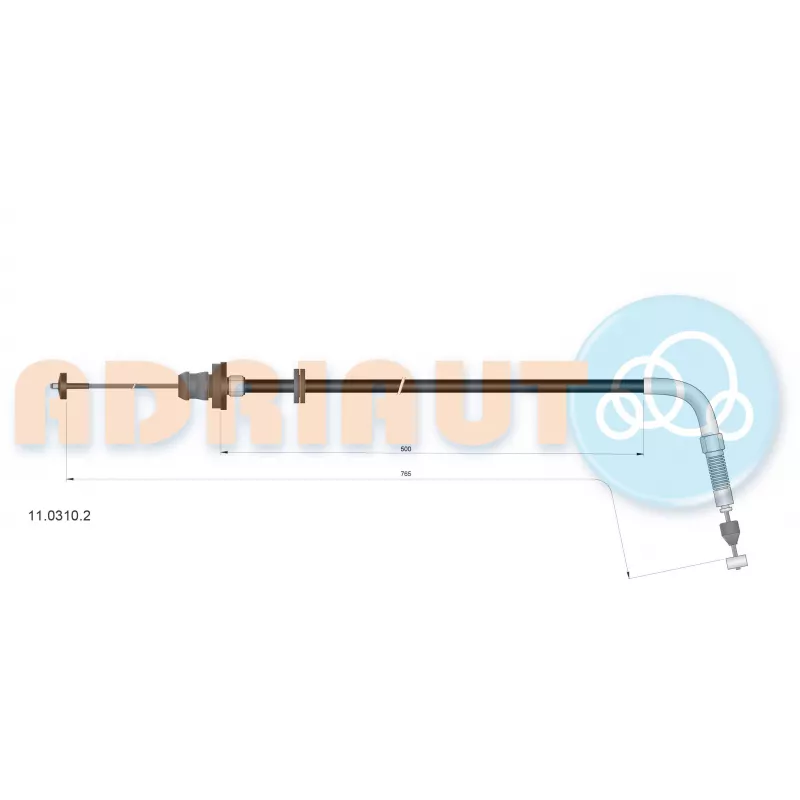 Câble d'accélération ADRIAUTO 11.0310.2