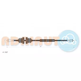 Câble flexible de commande de compteur ADRIAUTO