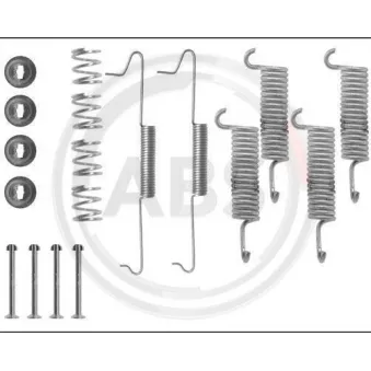 Kit d'accessoires, mâchoire de frein A.B.S. 0532Q