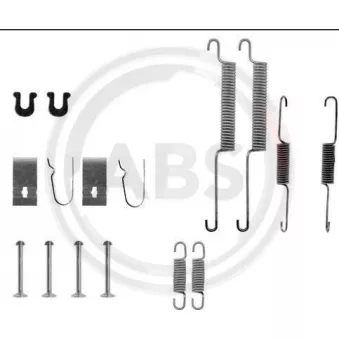 Kit d'accessoires, mâchoire de frein A.B.S. 0668Q