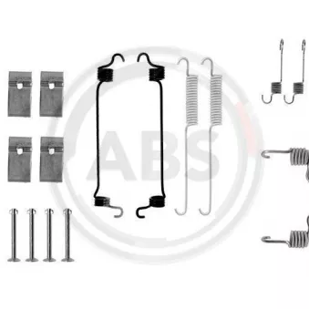 Kit d'accessoires, mâchoire de frein A.B.S. 0677Q