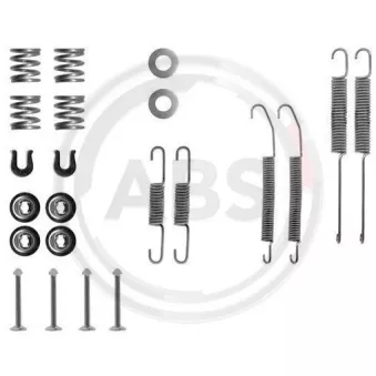 Kit d'accessoires, mâchoire de frein A.B.S. 0718Q