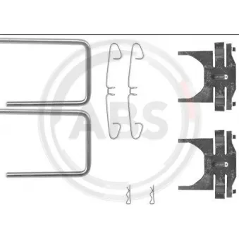 Kit d'accessoires, plaquette de frein à disque A.B.S. 0928Q