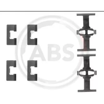 Kit d'accessoires, plaquette de frein à disque A.B.S. 1092Q