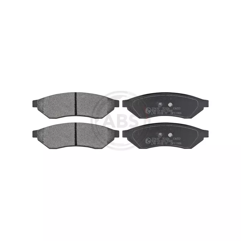 Jeu de 4 plaquettes de frein arrière A.B.S. 37438