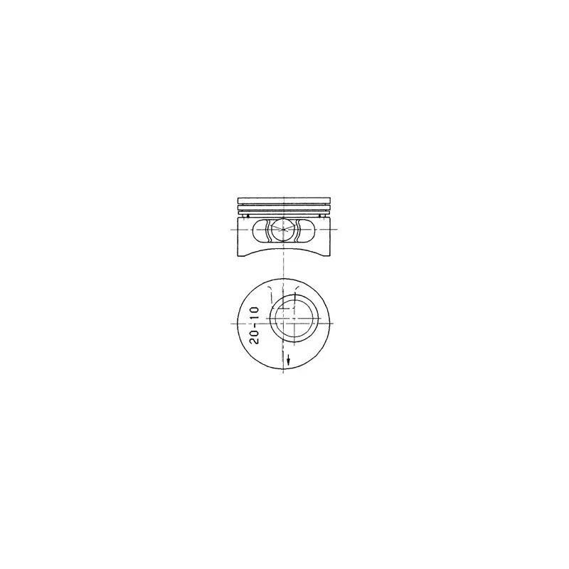 Piston KOLBENSCHMIDT 90245600