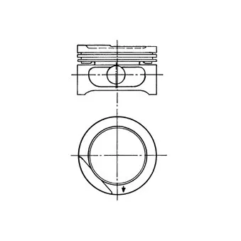 Piston KOLBENSCHMIDT 90556605