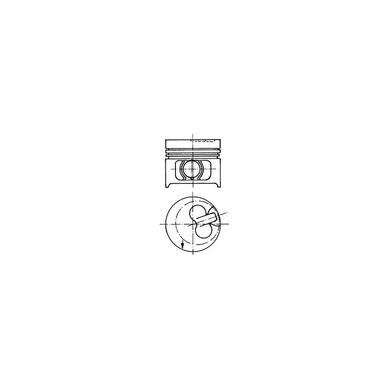 Piston KOLBENSCHMIDT 90858610