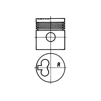 Piston KOLBENSCHMIDT 92791600