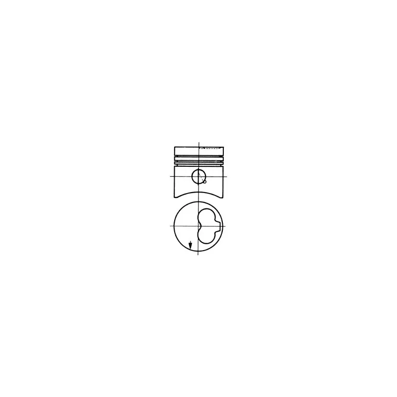 Piston KOLBENSCHMIDT 93260610