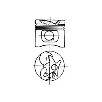 Piston KOLBENSCHMIDT 94330620