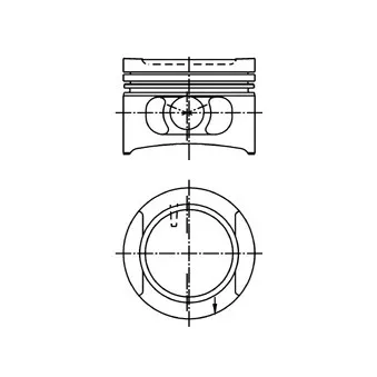 Piston KOLBENSCHMIDT 94492700