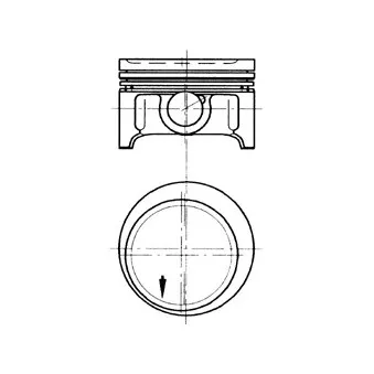 Piston KOLBENSCHMIDT 94493620