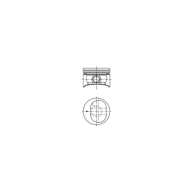 Piston KOLBENSCHMIDT 94865620