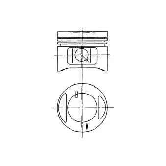 Piston KOLBENSCHMIDT 94910700