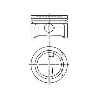 Piston KOLBENSCHMIDT 94953600
