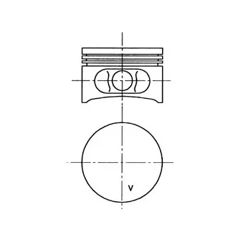 Piston KOLBENSCHMIDT 99646600