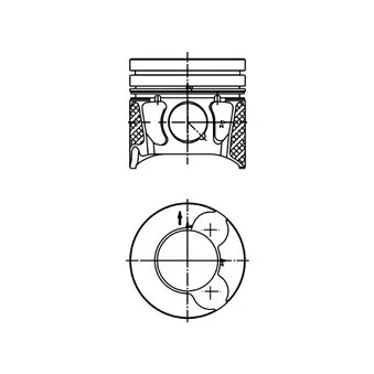 Piston KOLBENSCHMIDT 99700610