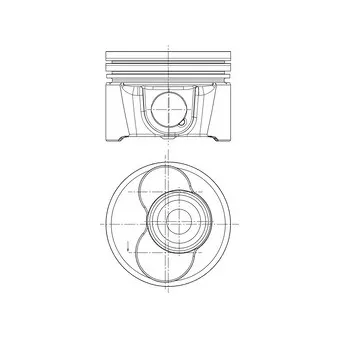 Piston KOLBENSCHMIDT 99832620