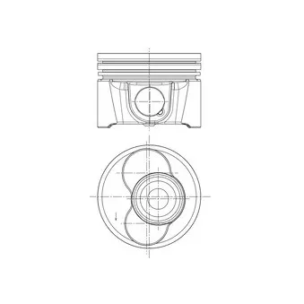 Piston KOLBENSCHMIDT 99833620